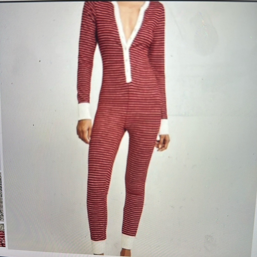 Abercrombie& Fitch striped onesie ..cute! S-M